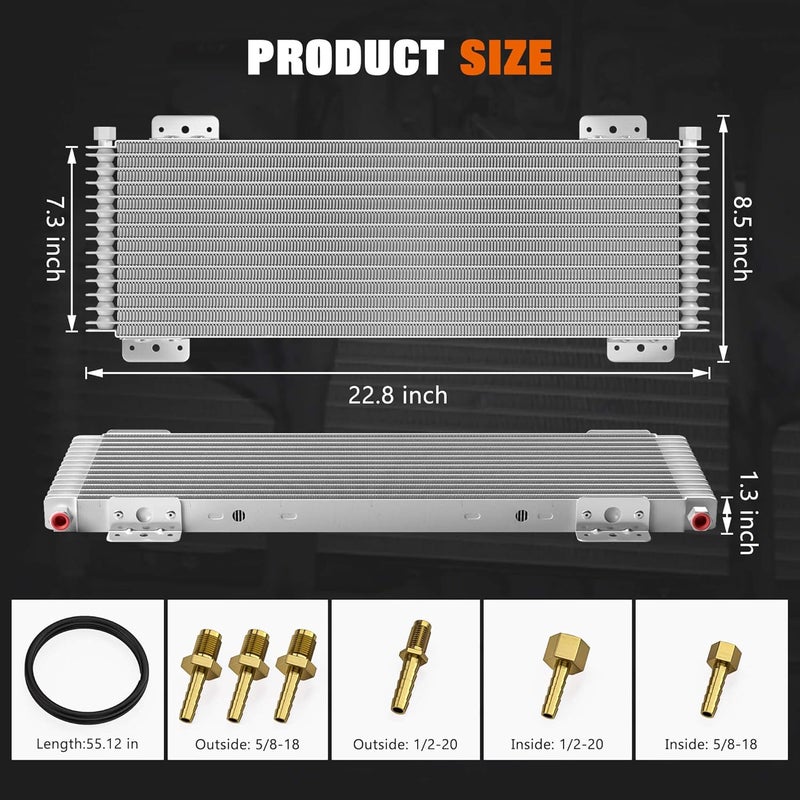 SINTLY Store LPD47391 مجموعة مبرد زيت نقل الحركة ذات الضغط المنخفض 40k متوافقة مع الوزن الإجمالي 40,000 رطل كحد أقصى مع أدوات التركيب - Image 3